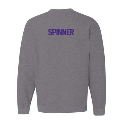 Northwestern - NCAA Men's Swimming & Diving : Wiley Spinner - Classic Shersey Crewneck Sweatshirt