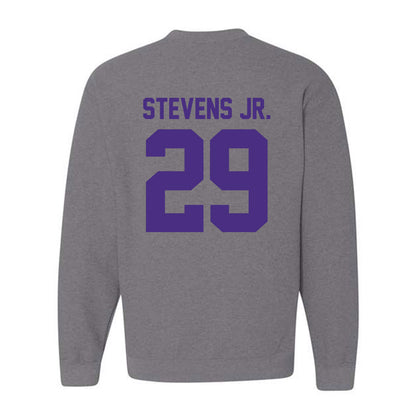 Northwestern - NCAA Football : JonJon Stevens Jr. - Classic Shersey Crewneck Sweatshirt-1