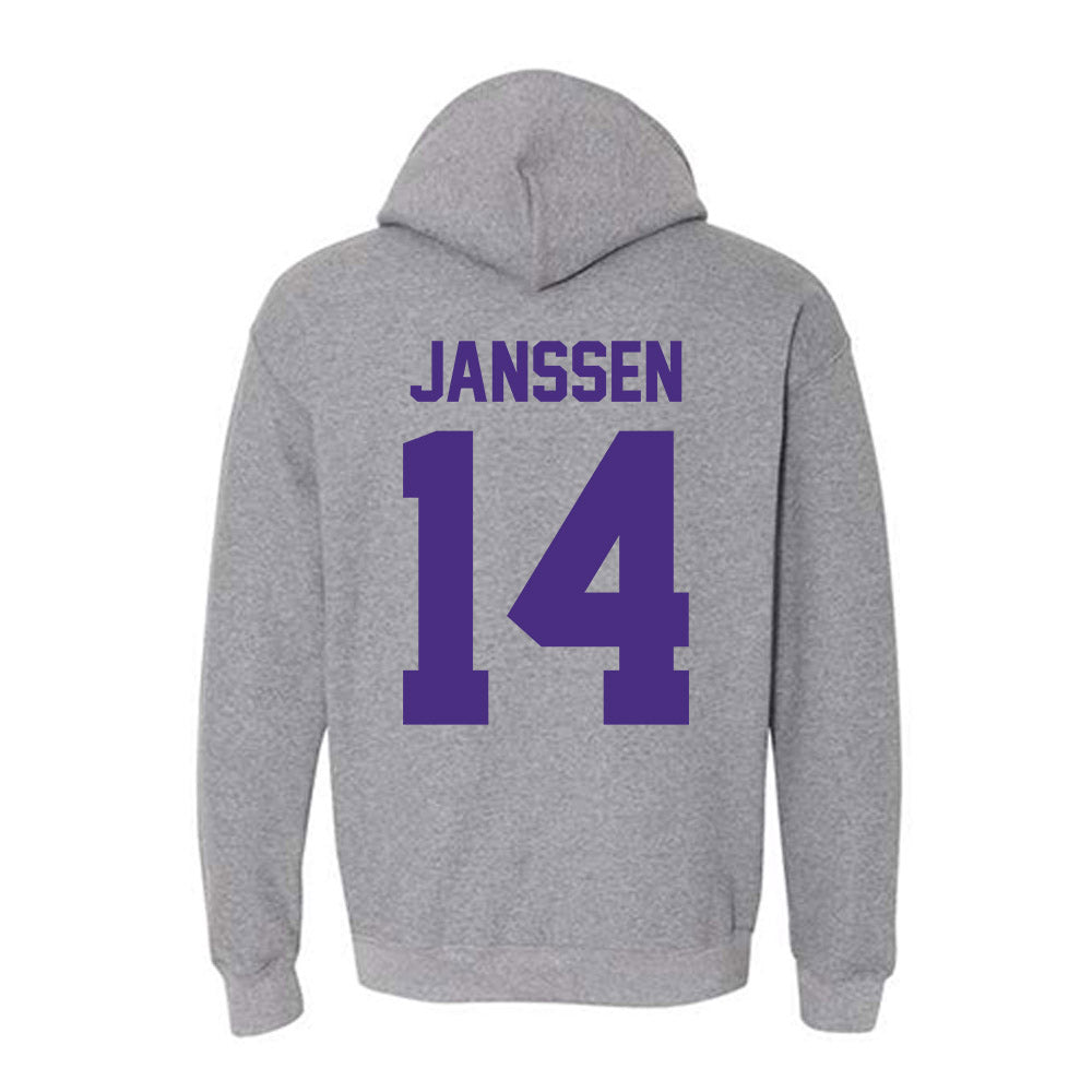 Northwestern - NCAA Women's Field Hockey : Kate Janssen - Classic Shersey Hooded Sweatshirt-1
