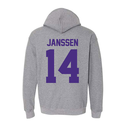 Northwestern - NCAA Women's Field Hockey : Kate Janssen - Classic Shersey Hooded Sweatshirt-1