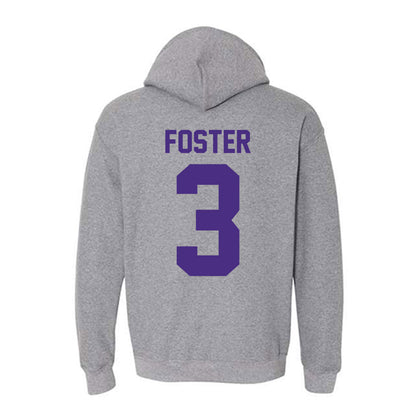 Northwestern - NCAA Women's Lacrosse : Aditi Foster - Classic Shersey Hooded Sweatshirt-1