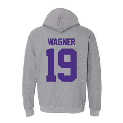 Northwestern - NCAA Football : Drew Wagner - Classic Shersey Hooded Sweatshirt-1
