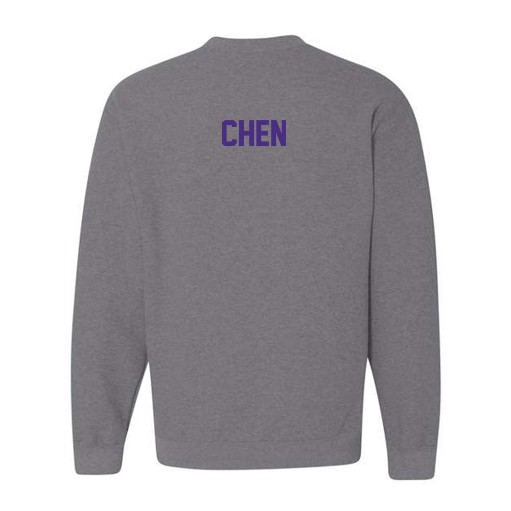 Northwestern - NCAA Women's Swimming & Diving : Isabella Chen - Classic Shersey Crewneck Sweatshirt-1