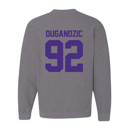 Northwestern - NCAA Football : Nikola Dugandzic - Classic Shersey Crewneck Sweatshirt-1