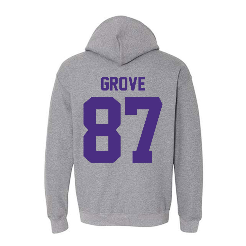 Northwestern - NCAA Football : Carson Grove - Classic Shersey Hooded Sweatshirt-1