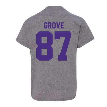 Northwestern - NCAA Football : Carson Grove - Classic Shersey Youth T-Shirt-1