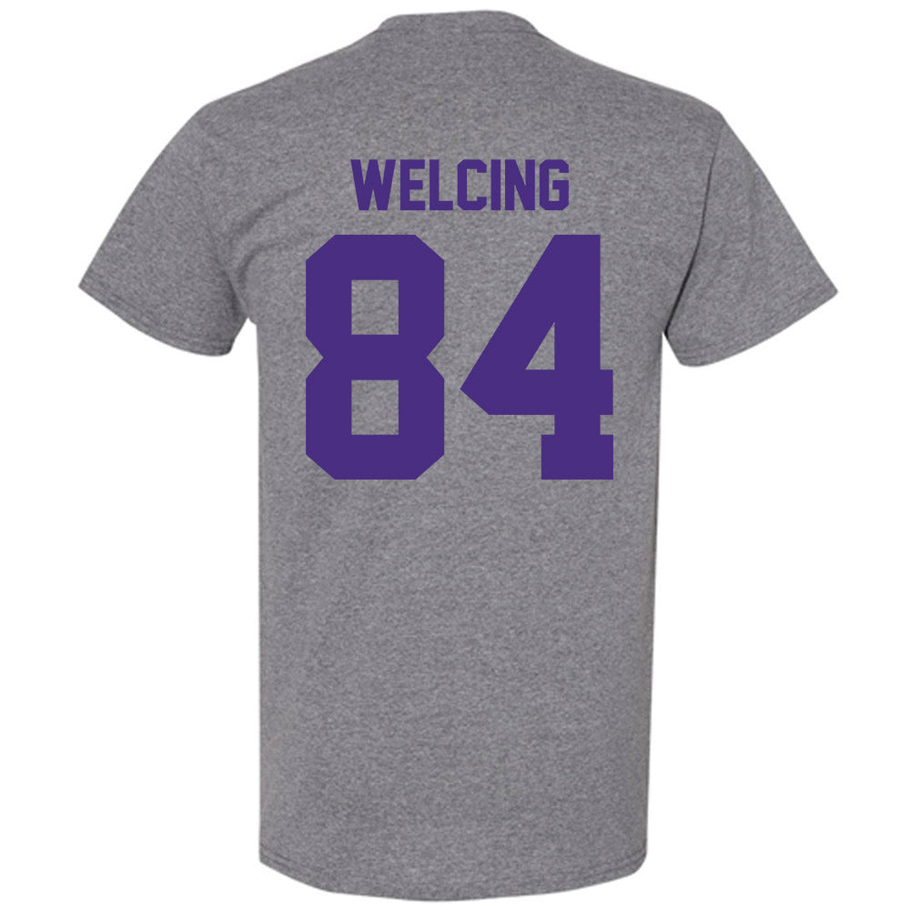 Northwestern - NCAA Football : Hunter Welcing - Classic Shersey T-Shirt-1