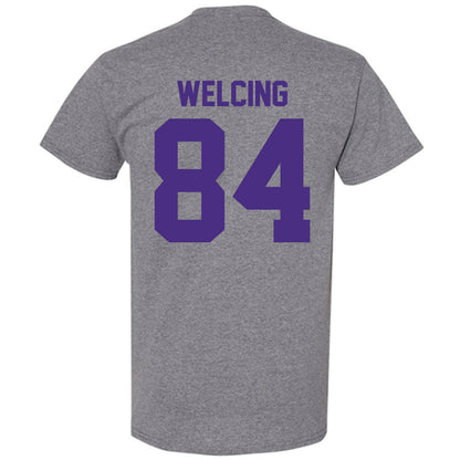 Northwestern - NCAA Football : Hunter Welcing - Classic Shersey T-Shirt-1