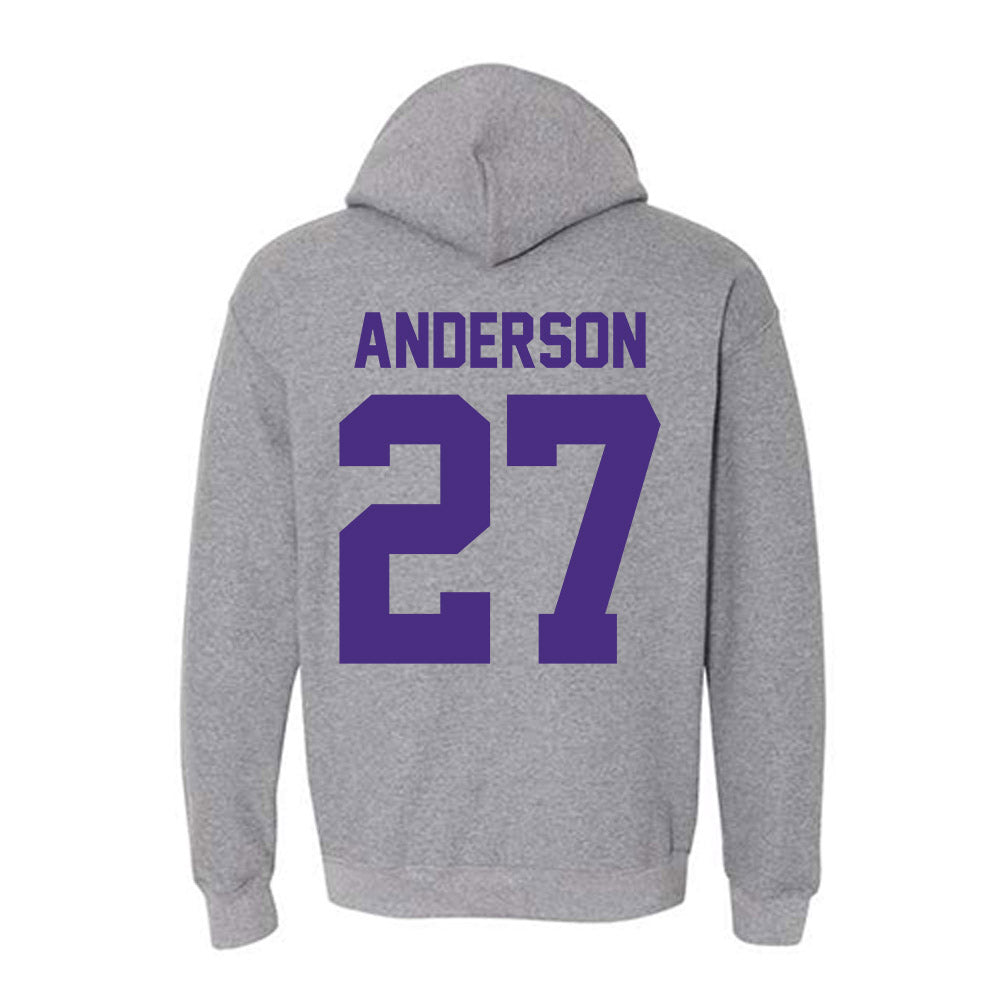 Northwestern - NCAA Football : Daniel Anderson - Classic Shersey Hooded Sweatshirt-1