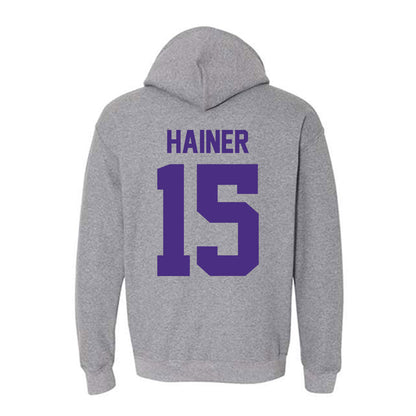Northwestern - NCAA Men's Soccer : Doug Hainer - Classic Shersey Hooded Sweatshirt-1