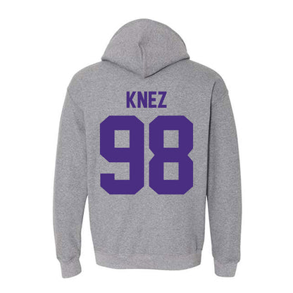 Northwestern - NCAA Football : Hank Knez - Classic Shersey Hooded Sweatshirt