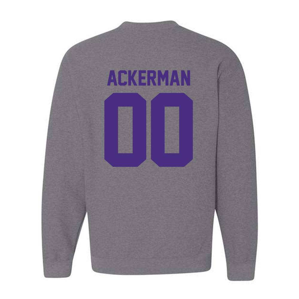 Northwestern - NCAA Baseball : Riley Ackerman - Classic Shersey Crewneck Sweatshirt-1