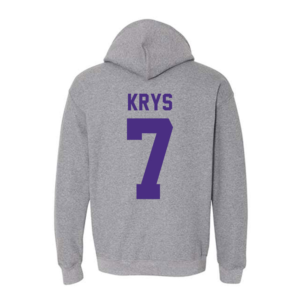 Northwestern - NCAA Women's Field Hockey : Aerin Krys - Classic Shersey Hooded Sweatshirt-1
