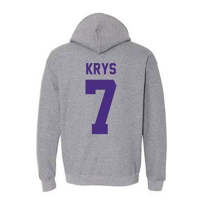 Northwestern - NCAA Women's Field Hockey : Aerin Krys - Classic Shersey Hooded Sweatshirt-1