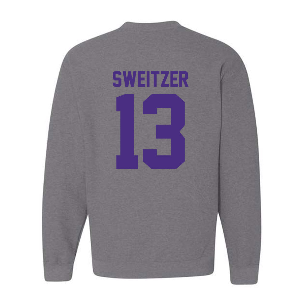 Northwestern - NCAA Women's Lacrosse : Delaney Sweitzer - Classic Shersey Crewneck Sweatshirt-1