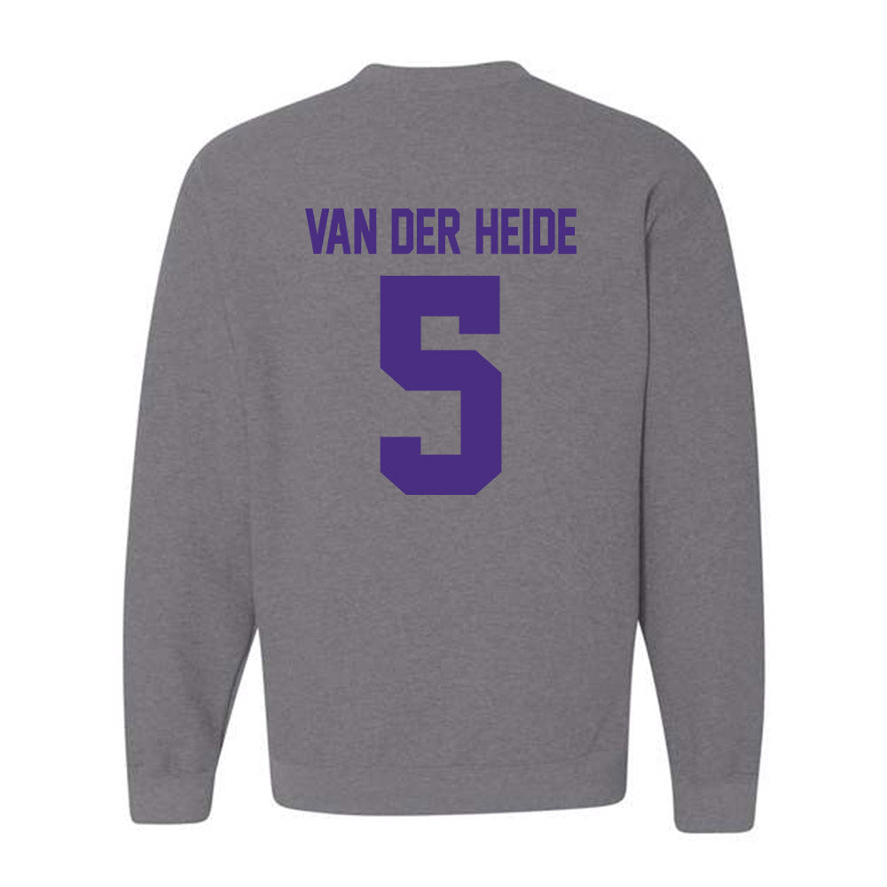 Northwestern - NCAA Men's Soccer : Dimas Van der Heide - Classic Shersey Crewneck Sweatshirt-1