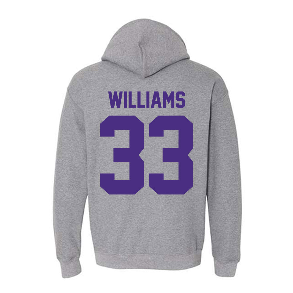 Northwestern - NCAA Women's Basketball : Taylor Williams - Classic Shersey Hooded Sweatshirt-1