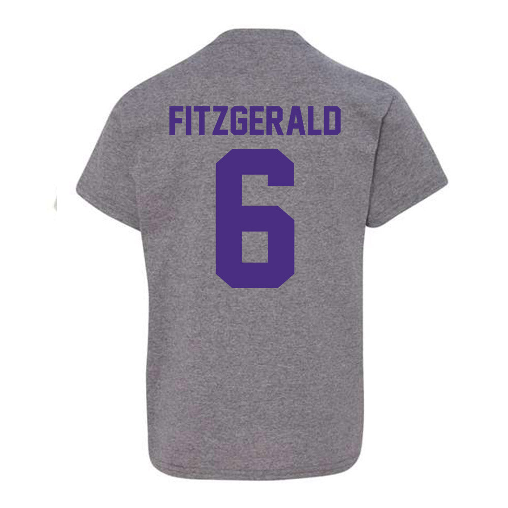 Northwestern - NCAA Football : Robert Fitzgerald - Classic Shersey Youth T-Shirt