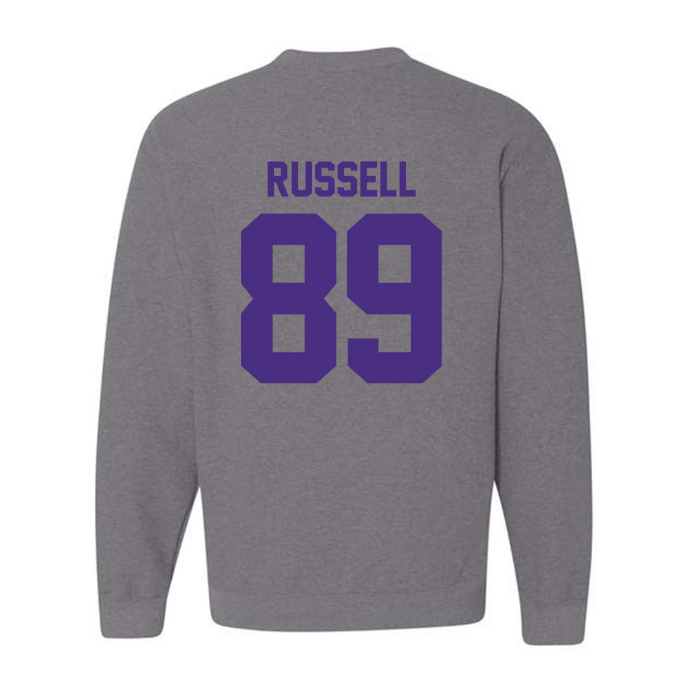 Northwestern - NCAA Football : Cam Russell - Classic Shersey Crewneck Sweatshirt