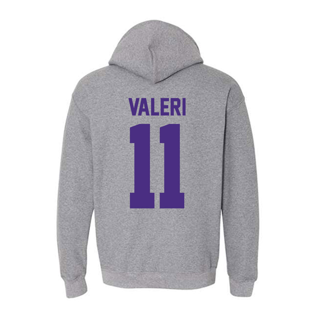 Northwestern - NCAA Football : Seth Valeri - Classic Shersey Hooded Sweatshirt-1
