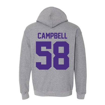 Northwestern - NCAA Football : Nathaniel Campbell - Classic Shersey Hooded Sweatshirt-1
