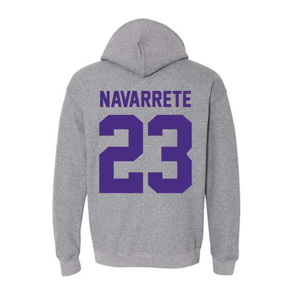 Northwestern - NCAA Women's Volleyball : Gigi Navarrete - Classic Shersey Hooded Sweatshirt