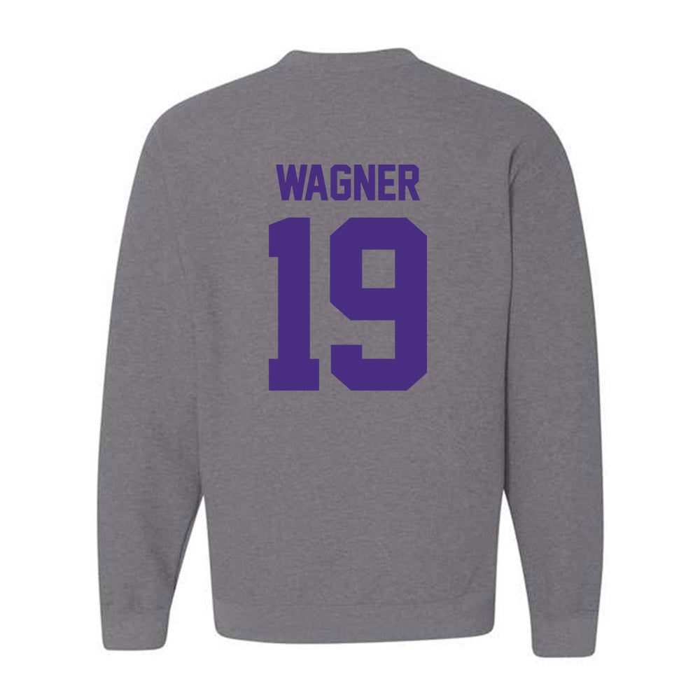 Northwestern - NCAA Football : Drew Wagner - Classic Shersey Crewneck Sweatshirt-1