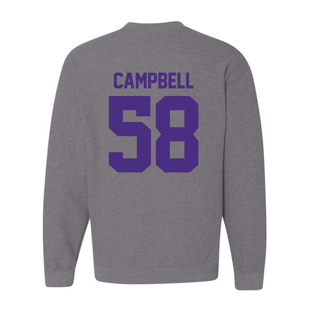 Northwestern - NCAA Football : Nathaniel Campbell - Classic Shersey Crewneck Sweatshirt-1