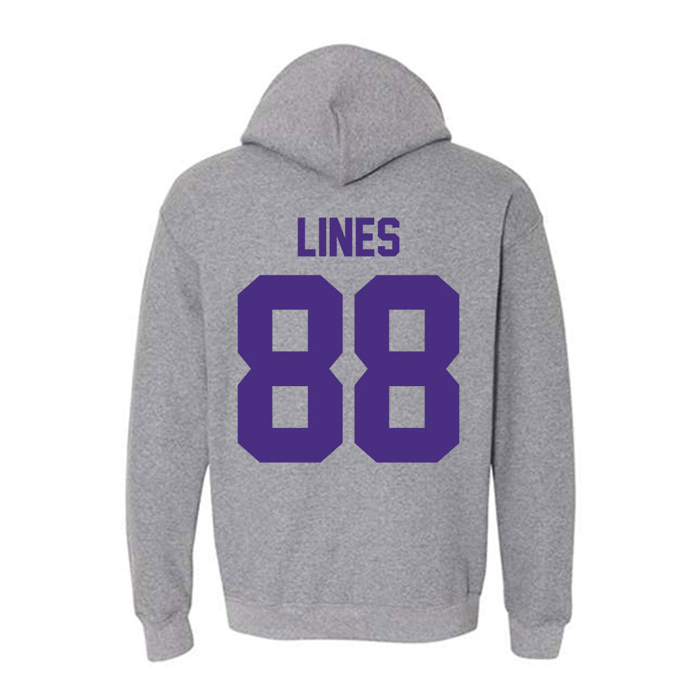 Northwestern - NCAA Football : Alex Lines - Classic Shersey Hooded Sweatshirt-1