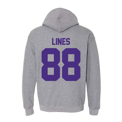 Northwestern - NCAA Football : Alex Lines - Classic Shersey Hooded Sweatshirt-1