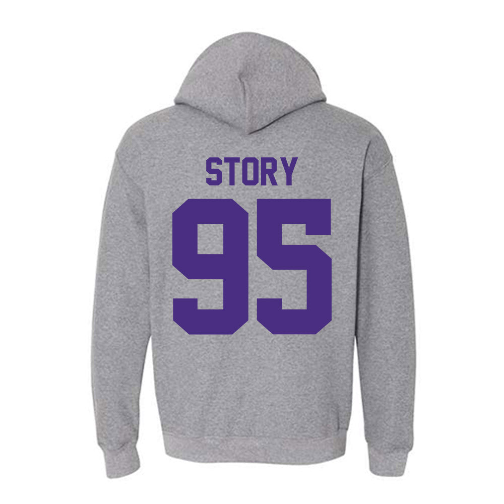 Northwestern - NCAA Football : Najee Story - Classic Shersey Hooded Sweatshirt
