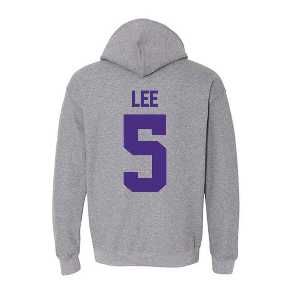 Northwestern - NCAA Baseball : Yonghoon Lee - Classic Shersey Hooded Sweatshirt-1