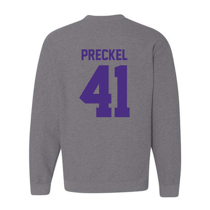 Northwestern - NCAA Football : Robby Preckel - Classic Shersey Crewneck Sweatshirt-1