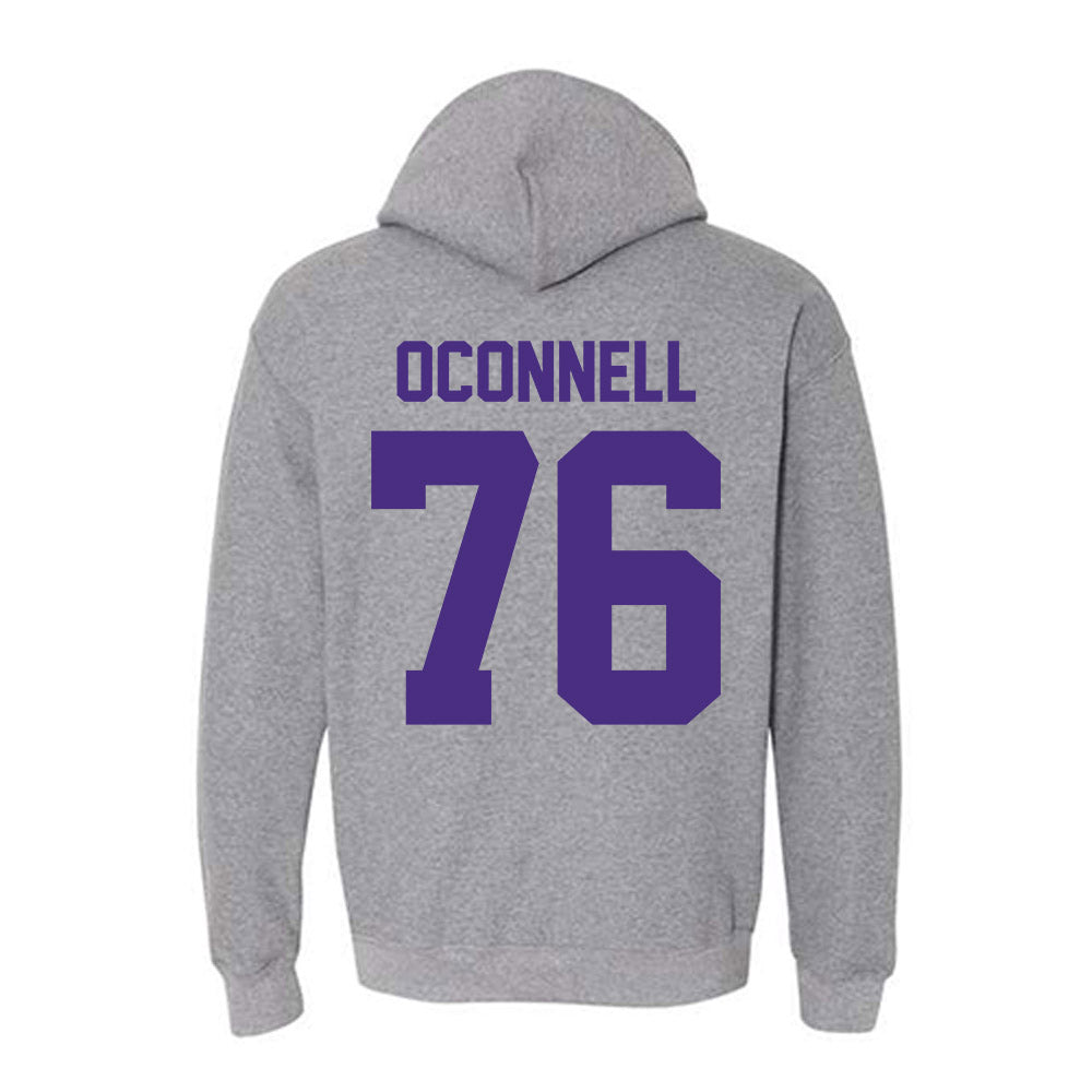 Northwestern - NCAA Football : Michael OConnell - Classic Shersey Hooded Sweatshirt-1