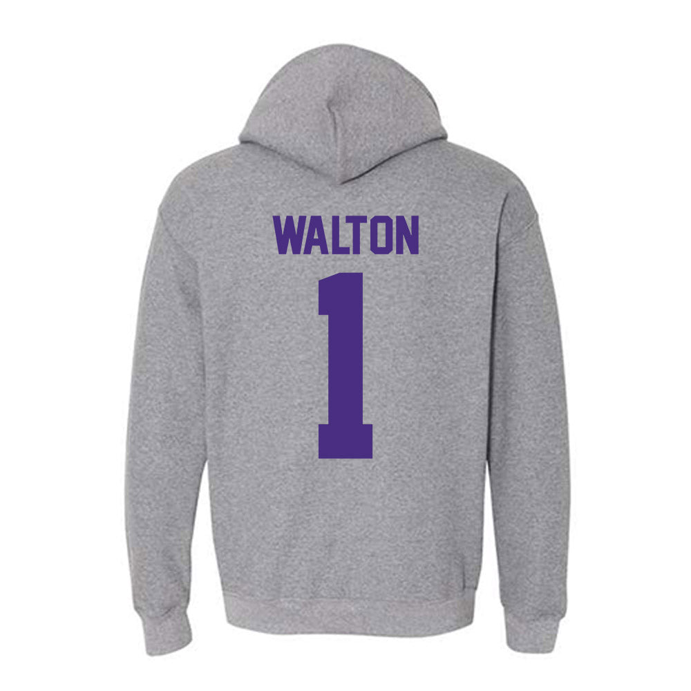 Northwestern - NCAA Women's Basketball : Xamiya Walton - Classic Shersey Hooded Sweatshirt