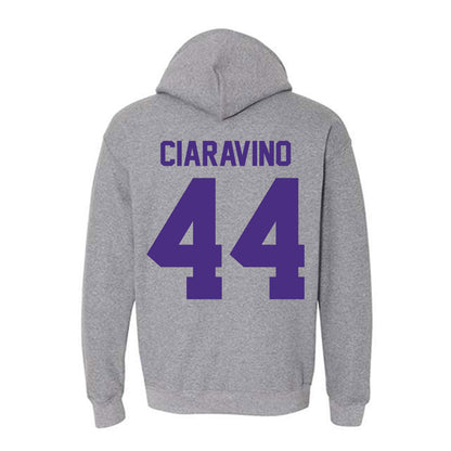 Northwestern - NCAA Men's Basketball : Angelo Ciaravino - Classic Shersey Hooded Sweatshirt