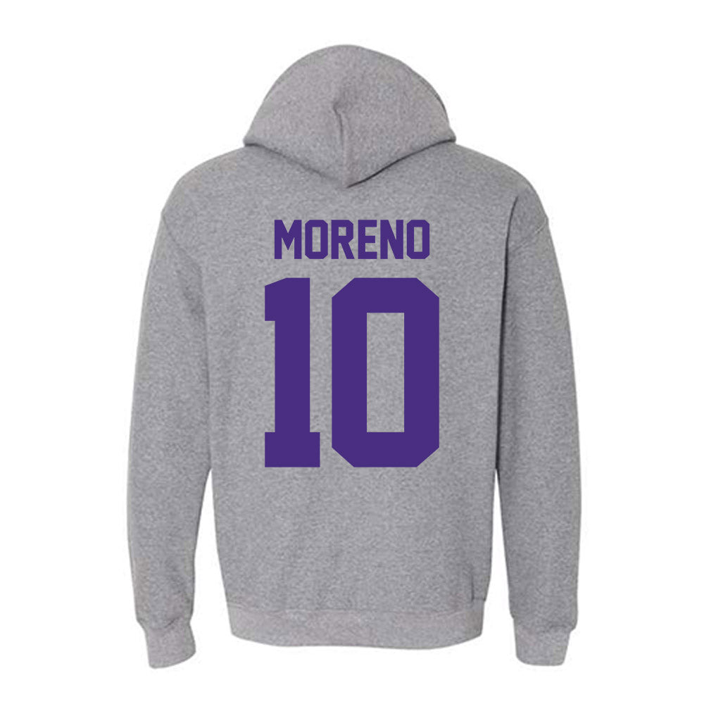 Northwestern - NCAA Women's Basketball : Sandra Moreno - Classic Shersey Hooded Sweatshirt-1