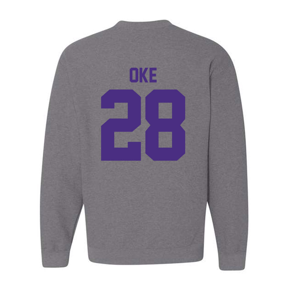 Northwestern - NCAA Football : Timi Oke - Classic Shersey Crewneck Sweatshirt-1