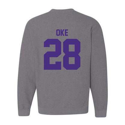 Northwestern - NCAA Football : Timi Oke - Classic Shersey Crewneck Sweatshirt-1