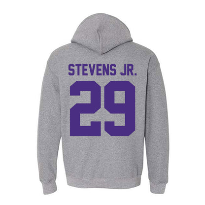 Northwestern - NCAA Football : JonJon Stevens Jr. - Classic Shersey Hooded Sweatshirt-1