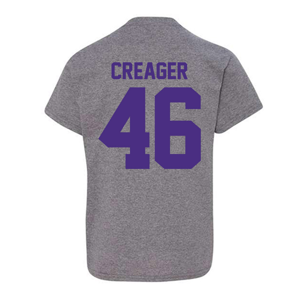 Northwestern - NCAA Football : Lincoln Creager - Classic Shersey Youth T-Shirt-1