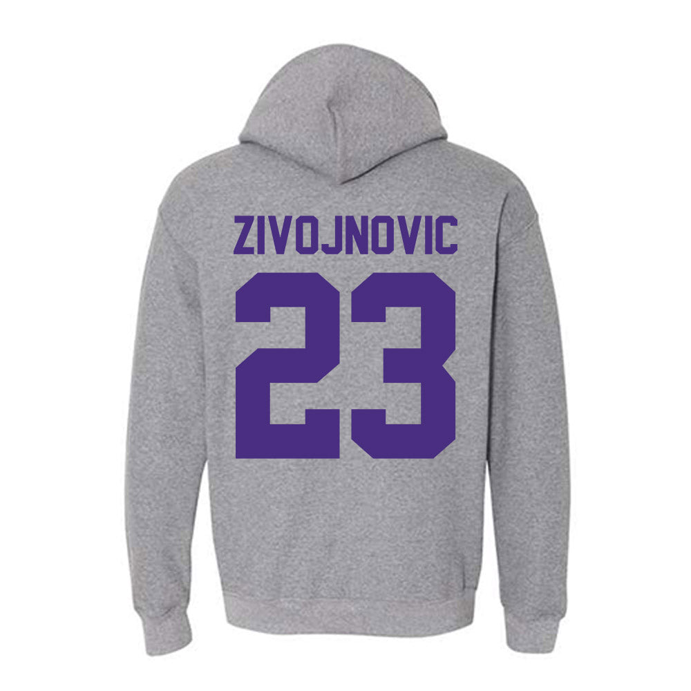 Northwestern - NCAA Women's Field Hockey : Maja Zivojnovic - Classic Shersey Hooded Sweatshirt-1