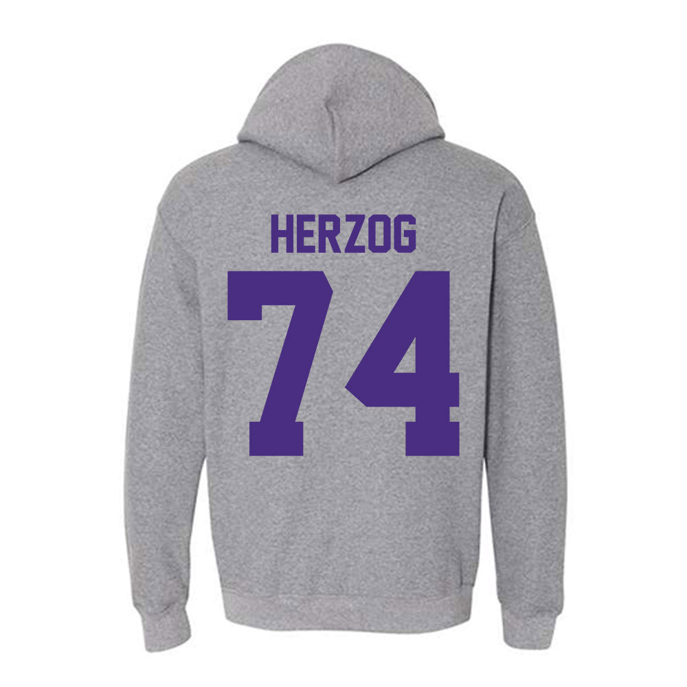 Northwestern - NCAA Football : Nicholas Herzog - Classic Shersey Hooded Sweatshirt