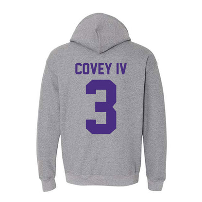Northwestern - NCAA Football : Frank Covey IV - Classic Shersey Hooded Sweatshirt-1