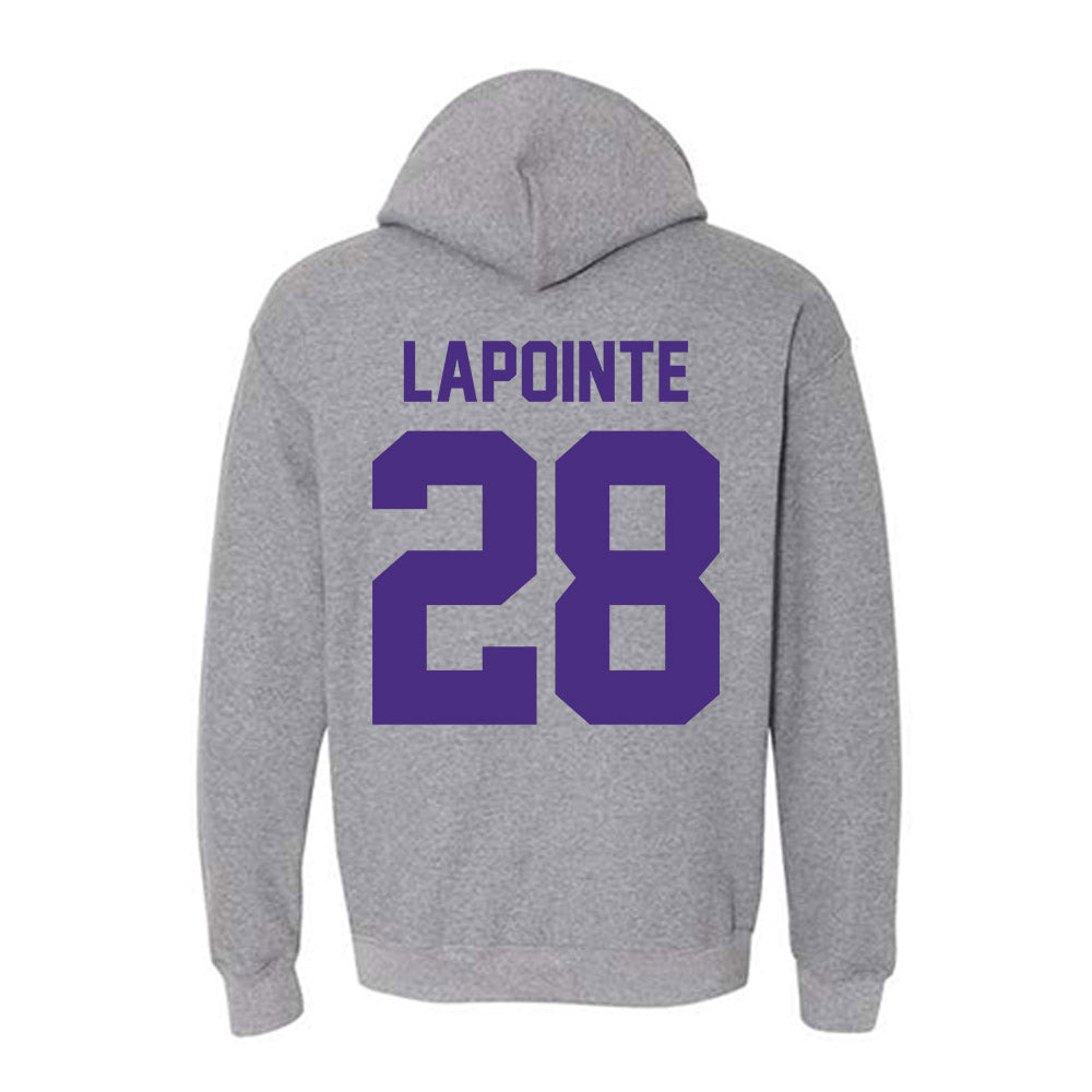 Northwestern - NCAA Women's Lacrosse : Taylor Lapointe - Classic Shersey Hooded Sweatshirt