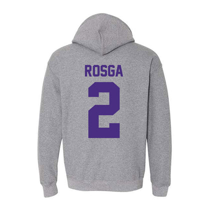 Northwestern - NCAA Women's Lacrosse : Jaylen Rosga - Classic Shersey Hooded Sweatshirt-1