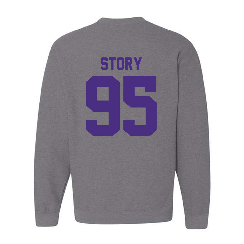 Northwestern - NCAA Football : Najee Story - Classic Shersey Crewneck Sweatshirt