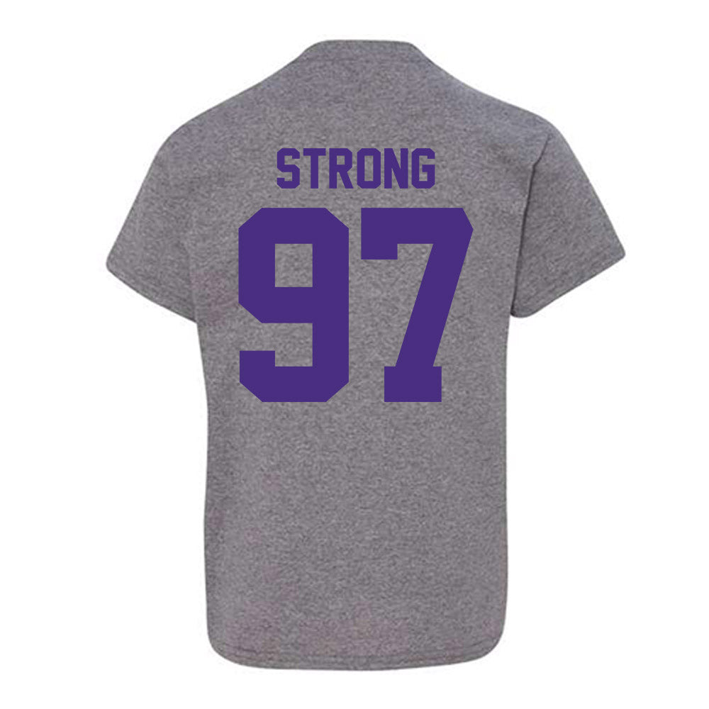 Northwestern - NCAA Football : Braxton Strong - Classic Shersey Youth T-Shirt-1