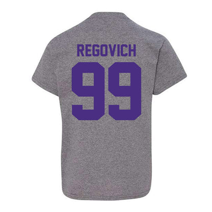 Northwestern - NCAA Football : Troy Regovich - Classic Shersey Youth T-Shirt-1
