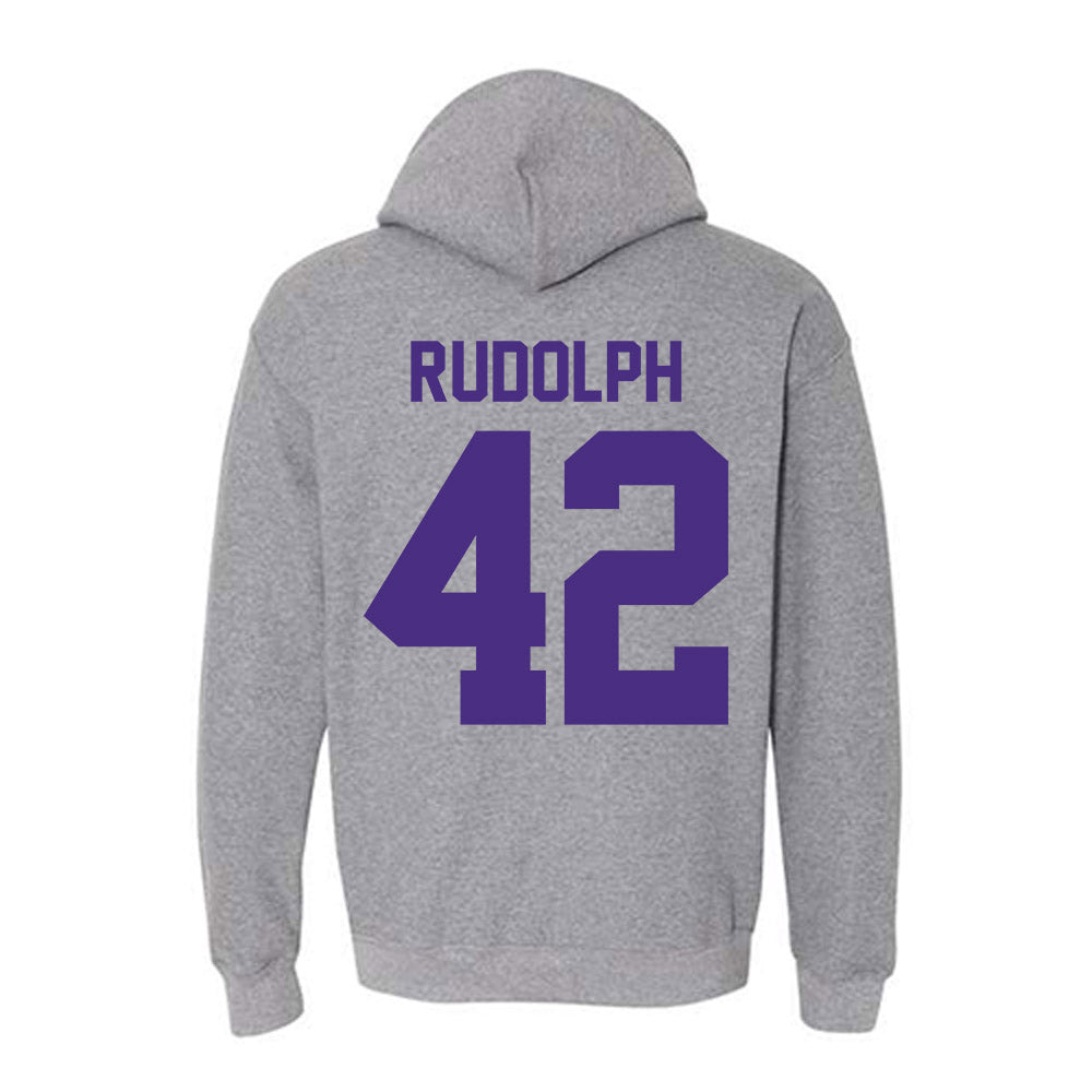 Northwestern - NCAA Women's Lacrosse : Hannah Rudolph - Classic Shersey Hooded Sweatshirt-1